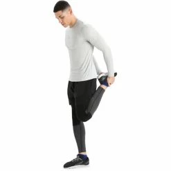 Icebreaker ZoneKnit LS Tee Men ether -Training Shirts Shop icebreaker zoneknit ls tee men ether 5