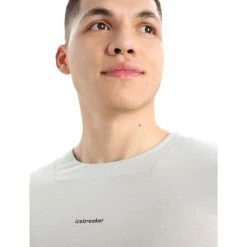 Icebreaker ZoneKnit LS Tee Men ether -Training Shirts Shop icebreaker zoneknit ls tee men ether 6