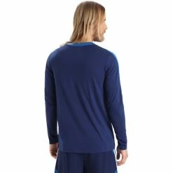 Icebreaker ZoneKnit LS Tee Men lazurite/royal navy/cb -Training Shirts Shop icebreaker zoneknit ls tee men lazurite royal navy cb 3