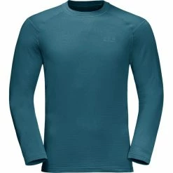 Jack Wolfskin Infinite LS Shirt Men blue coral