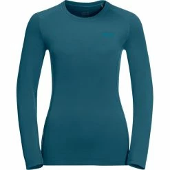 Jack Wolfskin Infinite LS Shirt Women blue coral