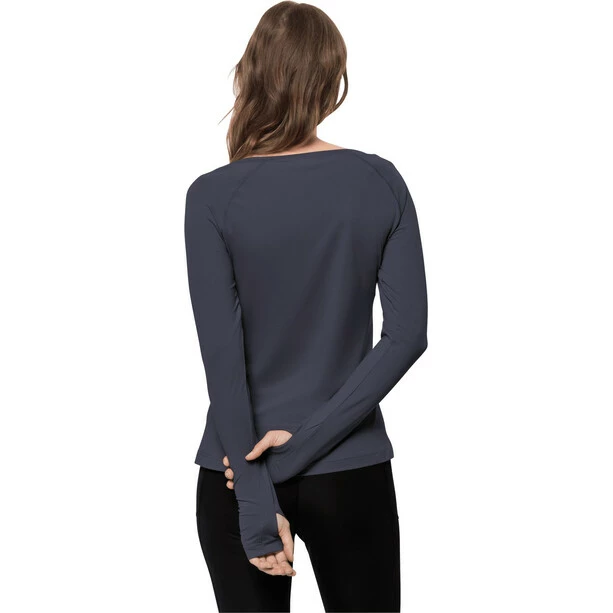 Jack Wolfskin Tasman LS Shirt Women graphite 5 Jack Wolfskin Tasman LS Shirt Women graphite - Image 3