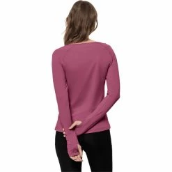 Jack Wolfskin Tasman LS Shirt Women violet quartz -Training Shirts Shop jack wolfskin tasman ls shirt women violet quartz 3