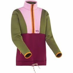 Kari Traa Sanne LS Half Zip Top Women tweed