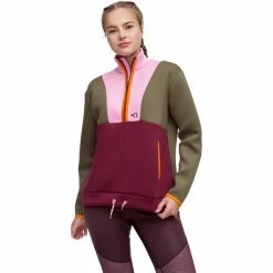 Kari Traa Sanne LS Half Zip Top Women tweed -Training Shirts Shop kari traa sanne ls half zip top women tweed 3