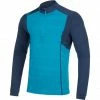 La Sportiva Galaxia Long Sleeve Top Men crystal/night blue -Training Shirts Shop la sportiva galaxia long sleeve top men crystal night blue 1