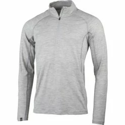 Lundhags Gimmer Merino Light 1/2 Zip Top Men light grey