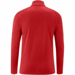 Maier Sports Christian LS Turtleneck Top Men tango red -Training Shirts Shop maier sports christian ls turtleneck top men tango red 2