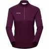 Mammut Aegility Half Zip Longsleeve Shirt Women grape -Training Shirts Shop mammut aegility half zip longsleeve shirt women grape 1