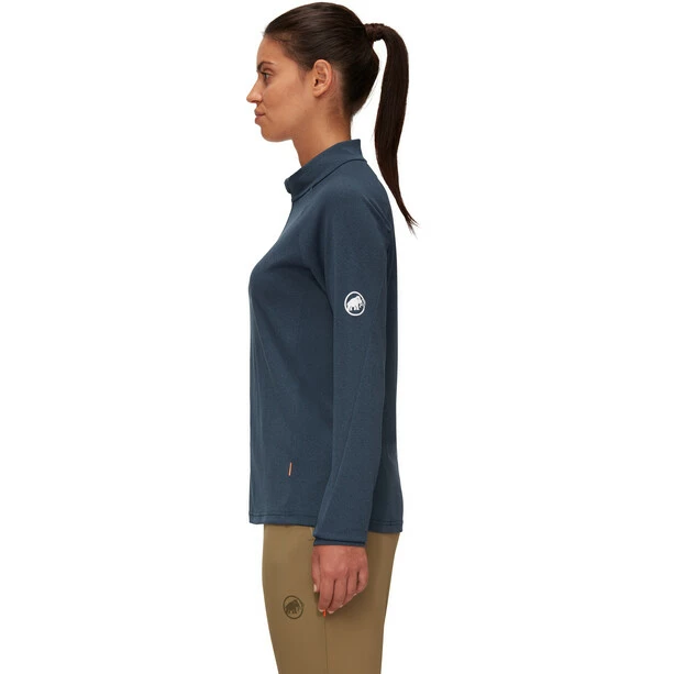 Mammut Aegility Half Zip Longsleeve Shirt Women marine melange-white 6 Mammut Aegility Half Zip Longsleeve Shirt Women marine melange-white - Image 4