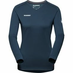 Mammut Sertig Longsleeve Top Women marine/black
