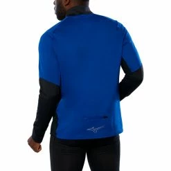 Mizuno Warmalite LS HZ Tee Men sodalite blue -Training Shirts Shop mizuno warmalite ls hz tee men sodalite blue 4