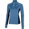 Mizuno Warmalite LS HZ Tee Women copen blue -Training Shirts Shop mizuno warmalite ls hz tee women copen blue 1