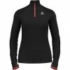 Odlo Axalp Ceramiwarm Midlayer 1/2 Zip Women black/siesta
