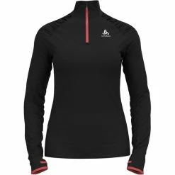 Odlo Axalp Ceramiwarm Midlayer 1/2 Zip Women black/siesta