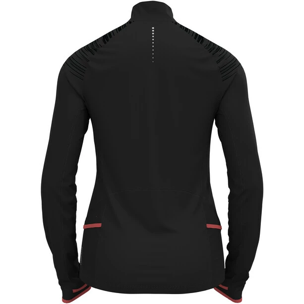 Odlo Axalp Ceramiwarm Midlayer 1/2 Zip Women black/siesta 4 Odlo Axalp Ceramiwarm Midlayer 1/2 Zip Women black/siesta - Image 2
