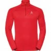 Odlo Berra Light Midlayer 1/2 Zip Men chinese red -Training Shirts Shop odlo berra light midlayer 1 2 zip men chinese red 1