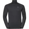 Odlo Berra Light Midlayer 1/2 Zip Men black -Training Shirts Shop odlo carve light half zip midlayer herren black 1