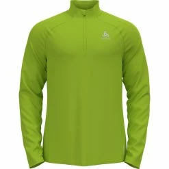 Odlo Essential Ceramiwarm Midlayer 1/2 Zip Men lime green