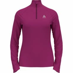 Odlo Essential Ceramiwarm Midlayer Halfzip Women festival fuchsia