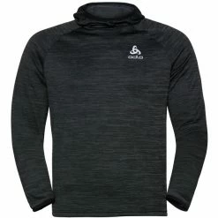 Odlo Run Easy Warm Hoody Midlayer Men black melange
