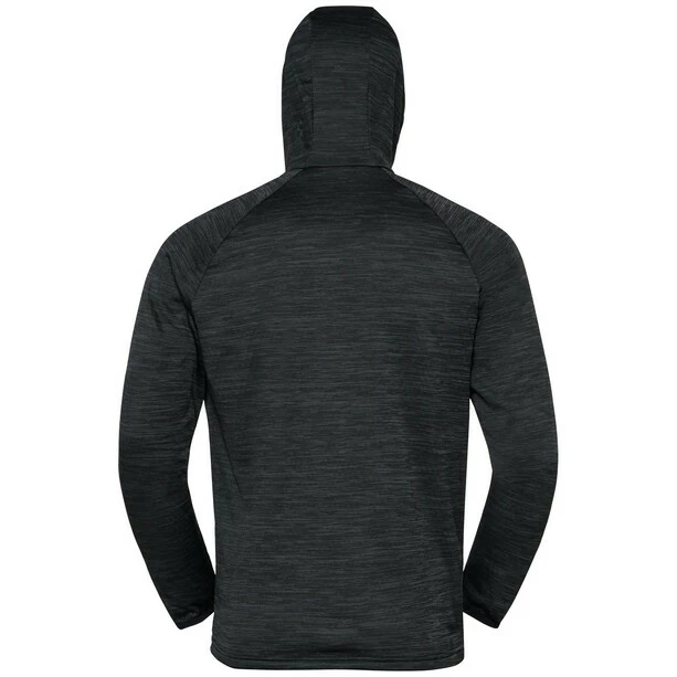 Odlo Run Easy Warm Hoody Midlayer Men black melange 6 Odlo Run Easy Warm Hoody Midlayer Men black melange - Image 4