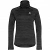 Odlo Run Easy Warm Midlayer Women black melange 1 Odlo Run Easy Warm Midlayer Women black melange -Training Shirts Shop odlo run easy warm midlayer women black melange 1