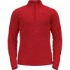 Odlo Sesvenna Midlayer Halfzip Men chinese red melange