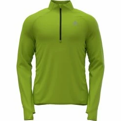 Odlo Zeroweight Midlayer Halfzip Men lime green/black