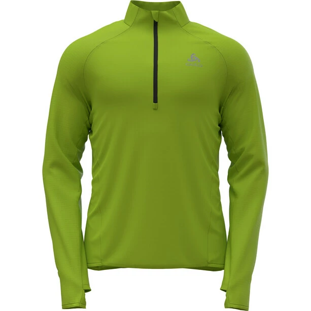Odlo Zeroweight Midlayer Halfzip Men lime green/black 3 Odlo Zeroweight Midlayer Halfzip Men lime green/black