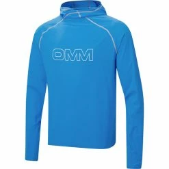 OMM Breeze Hoodie Men blue/grey