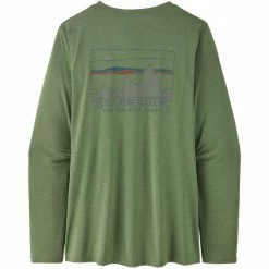 Patagonia Capilene Cool Daily Graphic LS Shirt Women green/SKGX 6 Patagonia Capilene Cool Daily Graphic LS Shirt Women green/SKGX -Training Shirts Shop patagonia capilene cool daily graphic ls shirt women green skgx 2