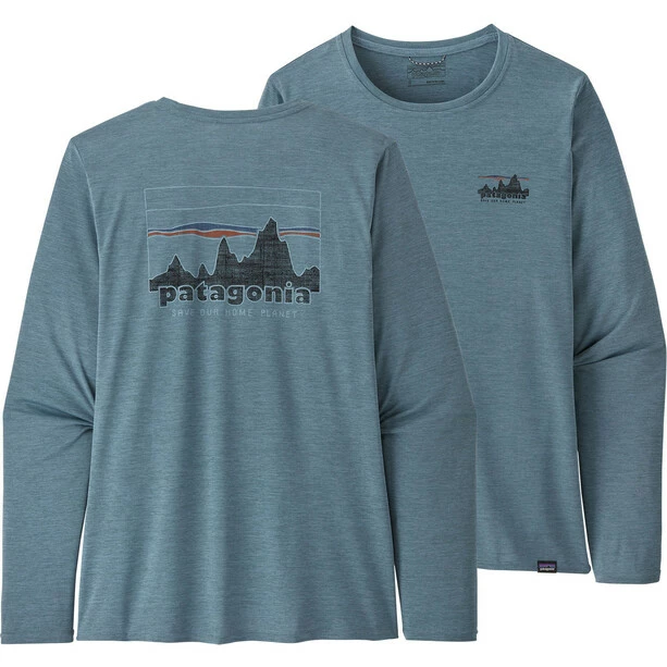 Patagonia Capilene Cool Daily Graphic LS Shirt Women grey/SLPX 3 Patagonia Capilene Cool Daily Graphic LS Shirt Women grey/SLPX