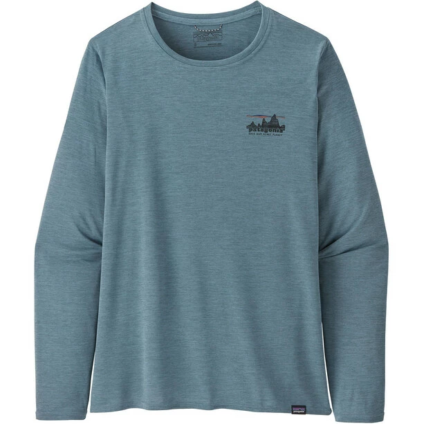 Patagonia Capilene Cool Daily Graphic LS Shirt Women grey/SLPX 4 Patagonia Capilene Cool Daily Graphic LS Shirt Women grey/SLPX - Image 2