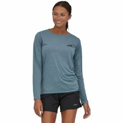 Patagonia Capilene Cool Daily Graphic LS Shirt Women grey/SLPX 10 Patagonia Capilene Cool Daily Graphic LS Shirt Women grey/SLPX -Training Shirts Shop patagonia capilene cool daily graphic ls shirt women grey slpx 4