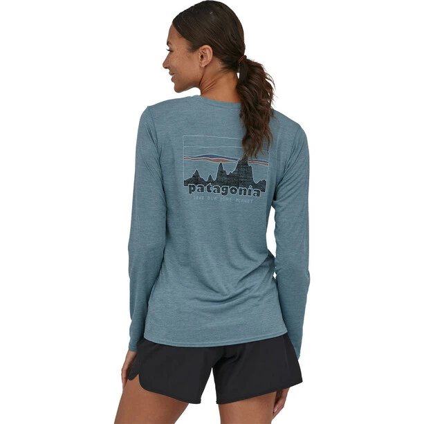 Patagonia Capilene Cool Daily Graphic LS Shirt Women grey/SLPX 7 Patagonia Capilene Cool Daily Graphic LS Shirt Women grey/SLPX - Image 5