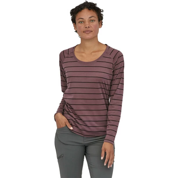Patagonia Cool LS Trail Shirt Women brown/FSDU 4 Patagonia Cool LS Trail Shirt Women brown/FSDU - Image 2