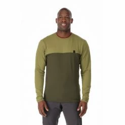 Rab Dihedral Crew LS tee Men chlorite green/army -Training Shirts Shop rab dihedral crew ls tee men chlorite green army 3