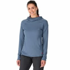 Rab Dihedral Crew LS tee Women bering sea -Training Shirts Shop rab dihedral crew ls tee women bering sea 3