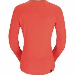 Rab Dihedral Crew LS tee Women red grapefruit -Training Shirts Shop rab dihedral crew ls tee women red grapefruit 2