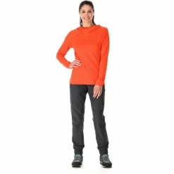 Rab Dihedral Crew LS tee Women red grapefruit -Training Shirts Shop rab dihedral crew ls tee women red grapefruit 5