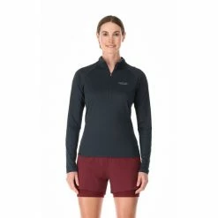 Rab Sonic LS Zip Women beluga -Training Shirts Shop rab sonic ls zip women beluga 3