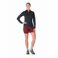 Rab Sonic LS Zip Women beluga -Training Shirts Shop rab sonic ls zip women beluga 5
