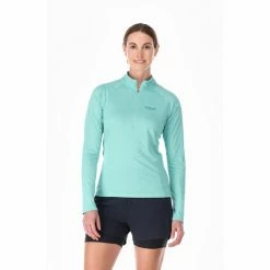 Rab Sonic LS Zip Women meltwater -Training Shirts Shop rab sonic ls zip women meltwater 3