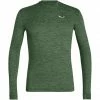 SALEWA Puez Melange Dry LS Tee Men duck green melange -Training Shirts Shop salewa puez melange dry langarm t shirt herren duck green melange 1