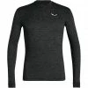 SALEWA Puez Melange Dry LS Tee Men black out melange 2 SALEWA Puez Melange Dry LS Tee Men black out melange -Training Shirts Shop salewa puez melange dry ls tee herren black out melange 1