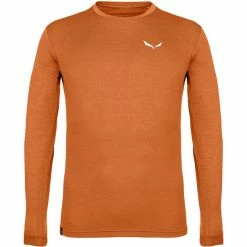SALEWA Puez Melange Dry LS Tee Men autumnal melange