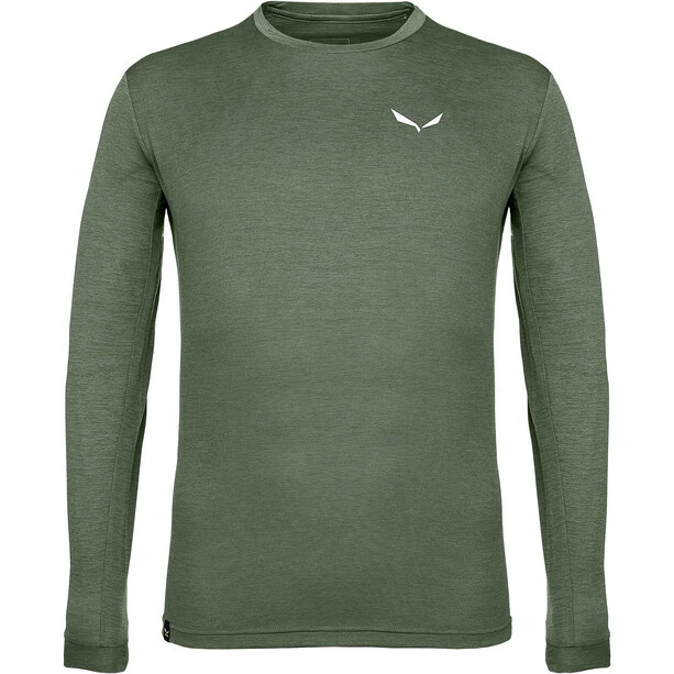 SALEWA Puez Melange Dry LS Tee Men thyme melange 3 SALEWA Puez Melange Dry LS Tee Men thyme melange