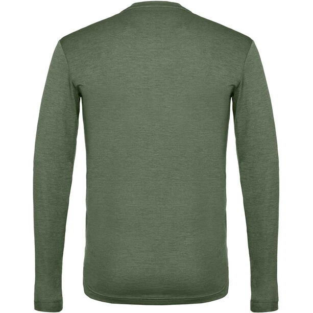 SALEWA Puez Melange Dry LS Tee Men thyme melange 4 SALEWA Puez Melange Dry LS Tee Men thyme melange - Image 2