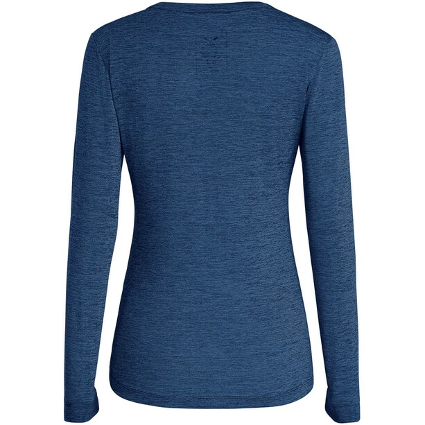 SALEWA Puez Melange Dry LS Tee Women navy blazer melange 4 SALEWA Puez Melange Dry LS Tee Women navy blazer melange - Image 2